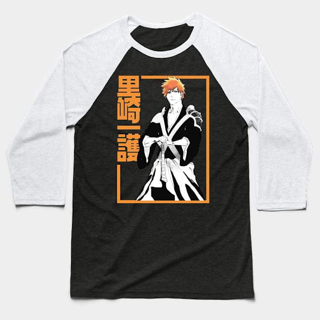 Ichigo Kurosaki Baseball T-Shirt by The Iconic Arts